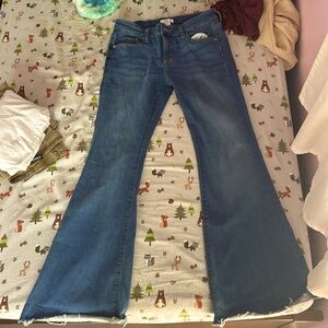 blue flared jeans from forever 21